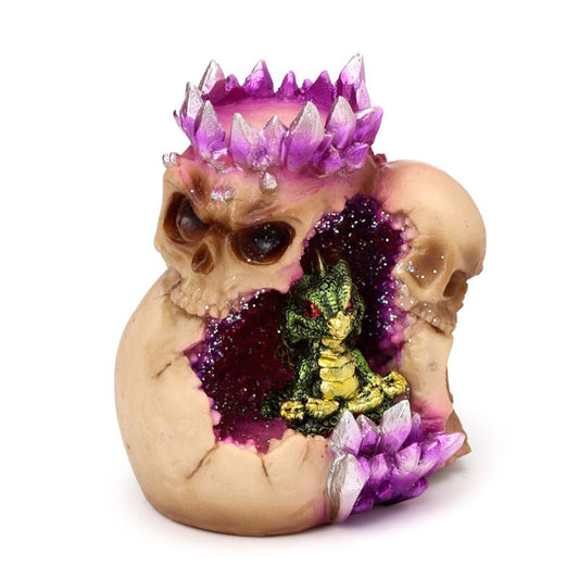 Dragon Skull Cave Tea Light Holder