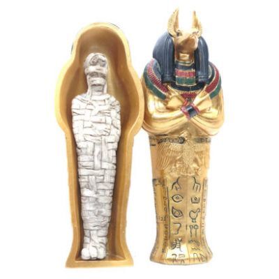 Anubis Sarcophagus with Mummy