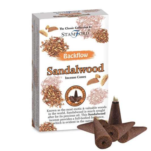 Stamford Backflow Incense Cones Sandalwood