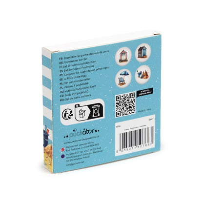 Coastal 4PK Coasters
