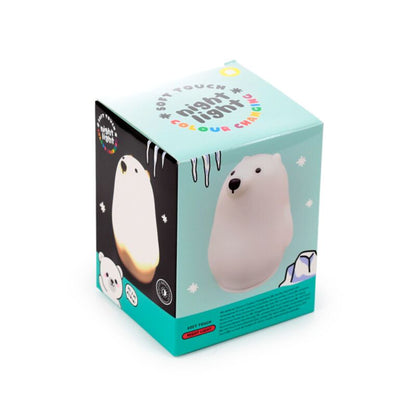 Adoramals Polar Bear Colour Change LED Night Light Sleep Lamp