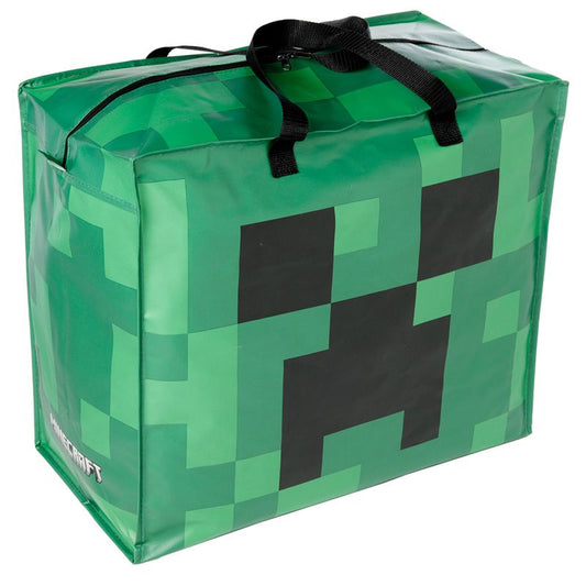 Minecraft Creeper Zip Up Laundry Storage Bag