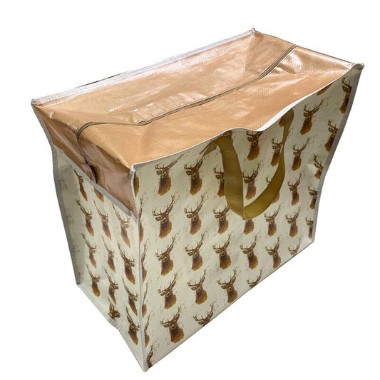 Jan Pashley Stag Zip Up Laundry Storage Bag