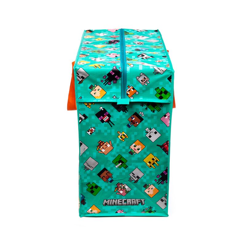 Minecraft Chibi Zip Up Laundry Storage Bag