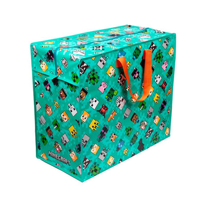 Minecraft Chibi Zip Up Laundry Storage Bag
