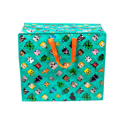 Minecraft Chibi Zip Up Laundry Storage Bag