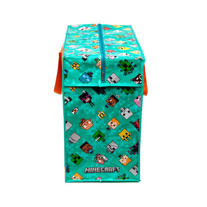 Minecraft Chibi Zip Up Laundry Storage Bag