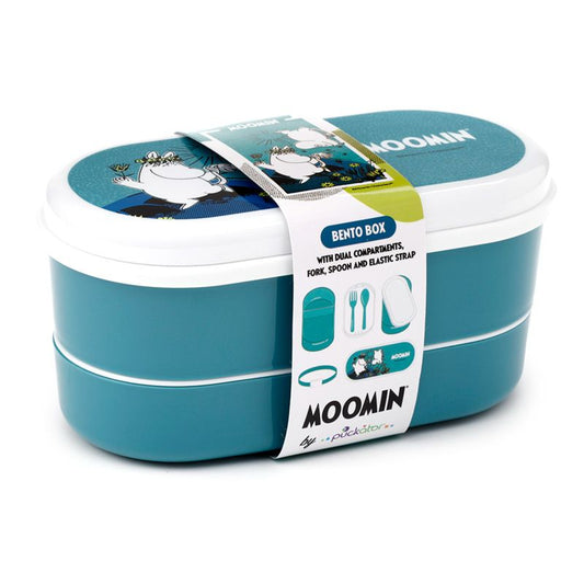 Moomin Stacked Bento Box Lunch Box + Cutlery