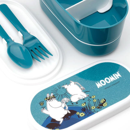 Moomin Stacked Bento Box Lunch Box + Cutlery
