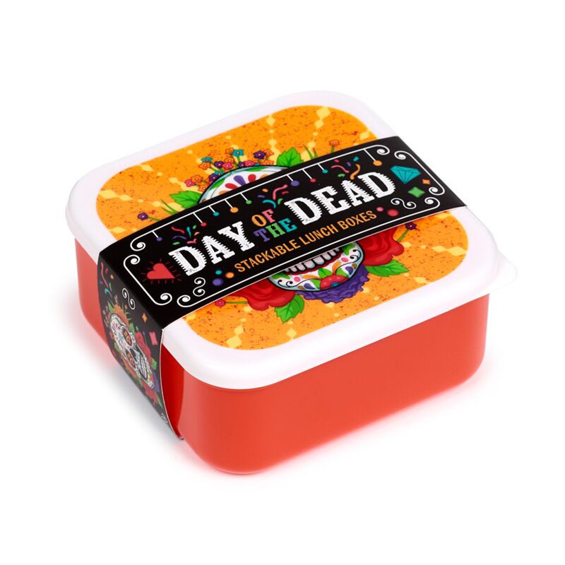 Day of the Dead Set of 3 Lunch Boxes