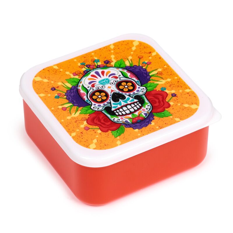 Day of the Dead Set of 3 Lunch Boxes