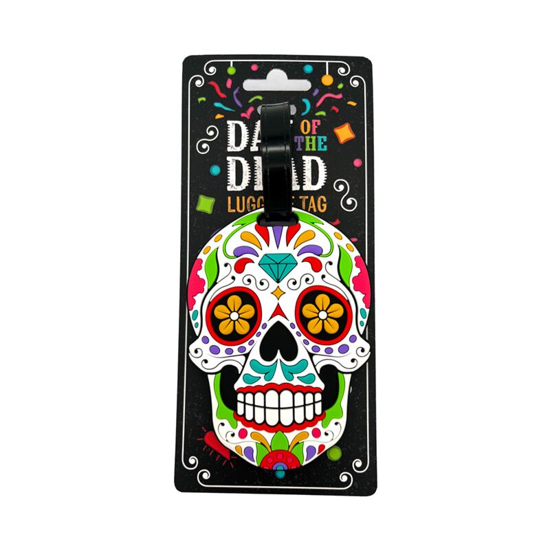 Day of the Dead PVC Luggage Tag
