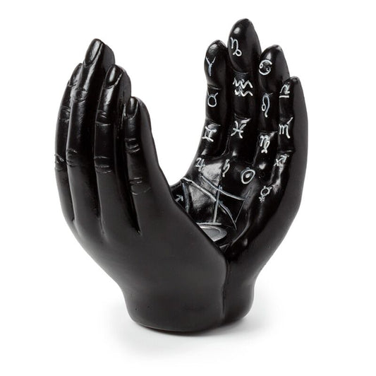 Hands/Tarot Palms Open Incense Cone Burner