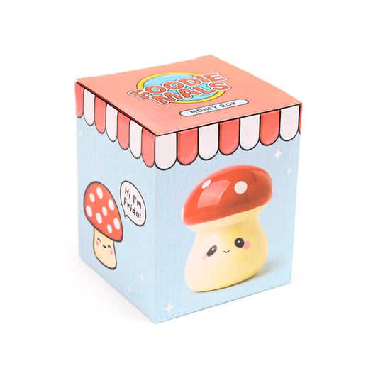 Mushroom/Toadstool Ceramic Money Box
