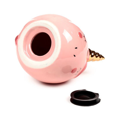 Enchanted Rainbows Unicorn Pink Ceramic Money Box