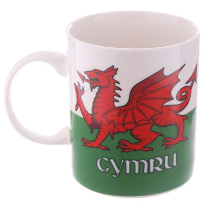 Welsh Dragon Wales (Cymru) Souvenir Porcelain Mug