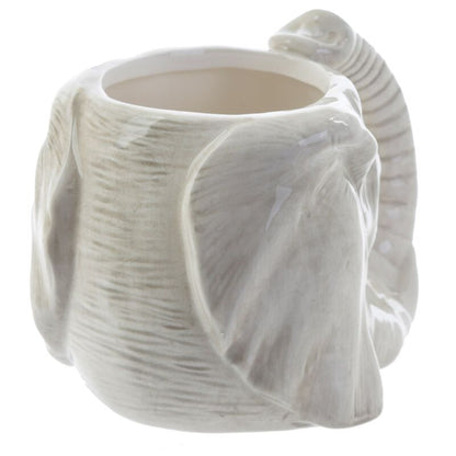 Elephant Head Ceramic Shaped Mug