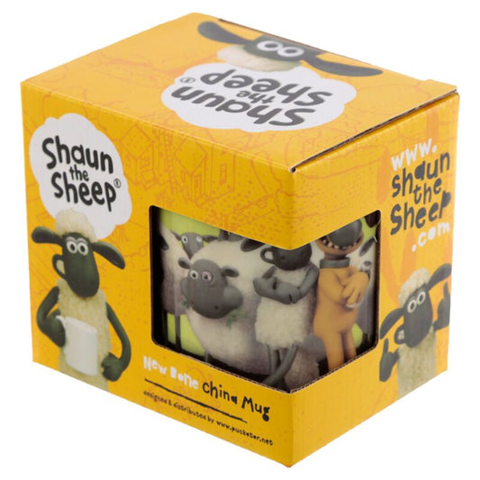 Shaun the Sheep Porcelain Mug Green