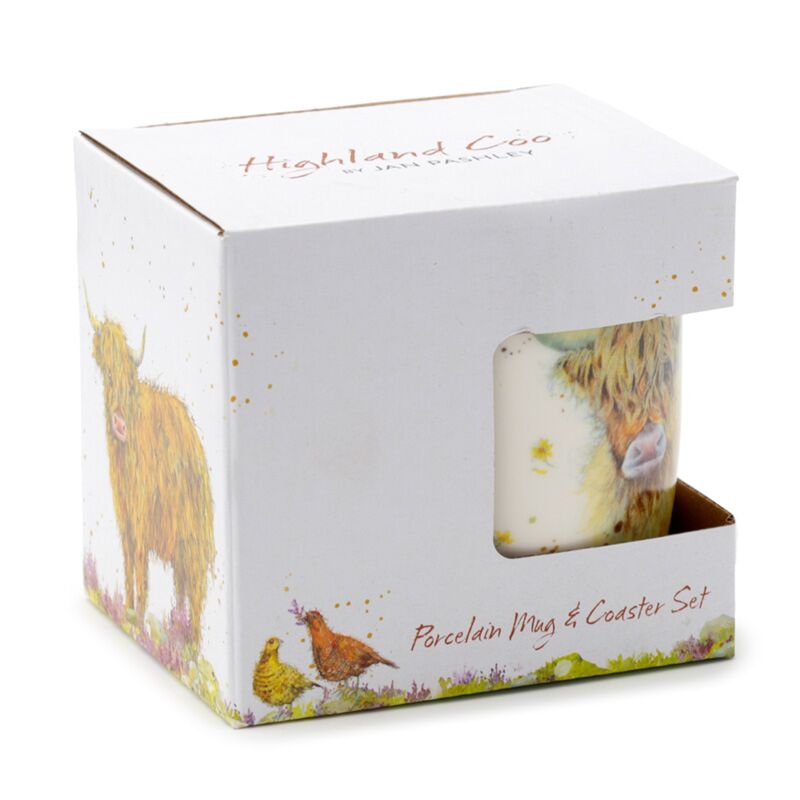 J.Pashley Cow Mug Coaster Set