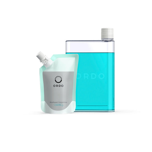 Ordo Reusable Mouthwash Bottle & Concentrate Bundle