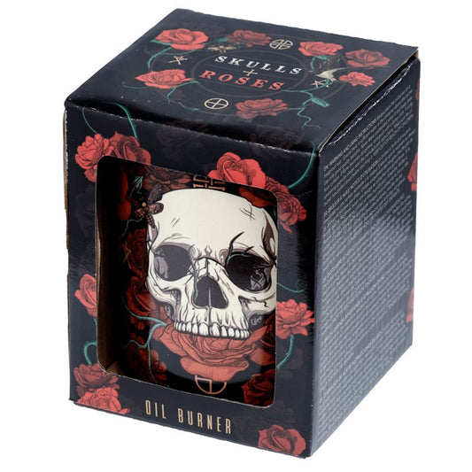 Skulls and Roses Printed Oil Burner