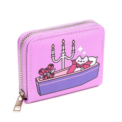 Pusheen the Cat Halloween Zip Around Small Wallet Purse