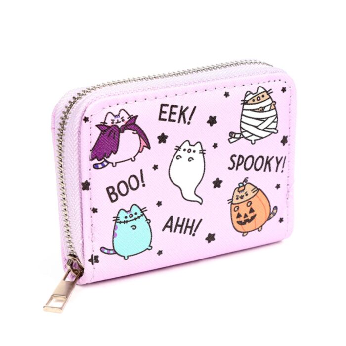 Pusheen the Cat Halloween Zip Around Small Wallet Purse