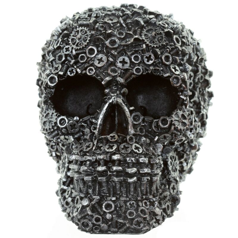 Nuts, Bolts & Screws Skull Decoration