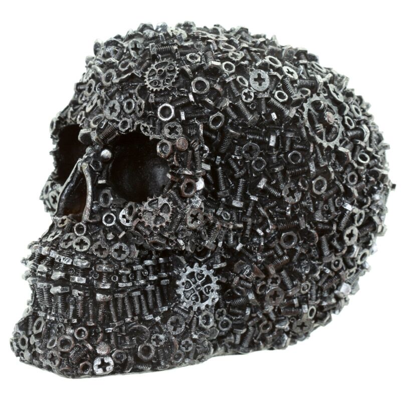Nuts, Bolts & Screws Skull Decoration