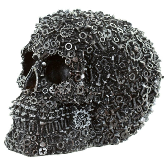 Nuts, Bolts & Screws Skull Decoration