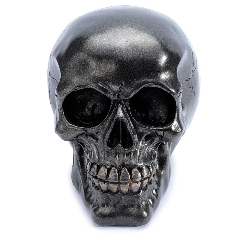 Metallic Black Skull