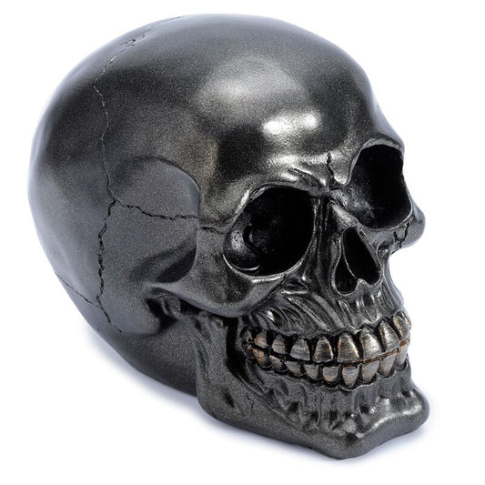 Metallic Black Skull
