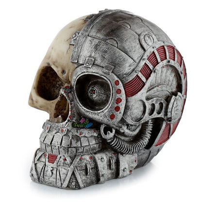 Steampunk Skull Robot Head