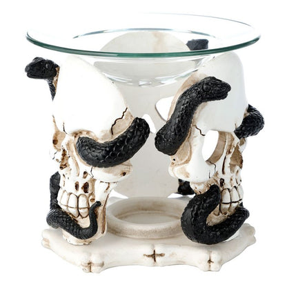 Skull & Serpent Resin Oil & Wax Melt Burner