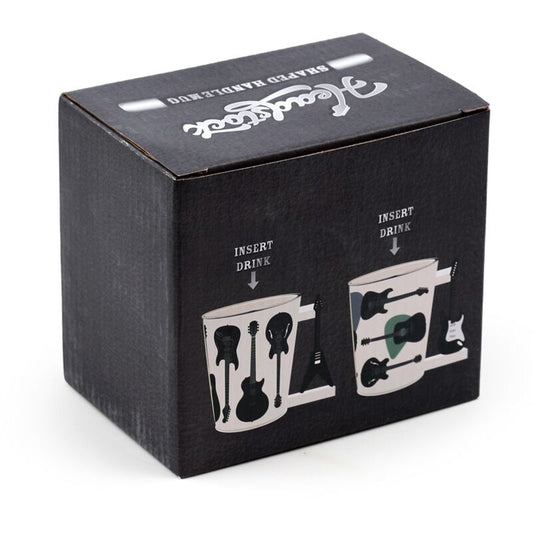 Headstock Guitar Rock Guitar Ceramic Shaped Handle Mug