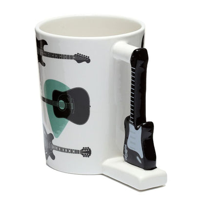 Headstock Guitar Ceramic Shaped Handle Mug