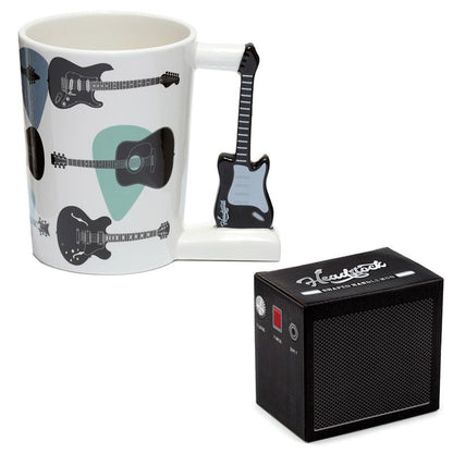 Headstock Guitar Ceramic Shaped Handle Mug