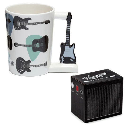 Headstock Guitar Ceramic Shaped Handle Mug