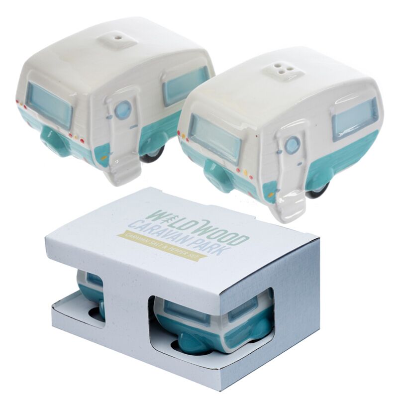 Caravan Ceramic Salt & Pepper Set