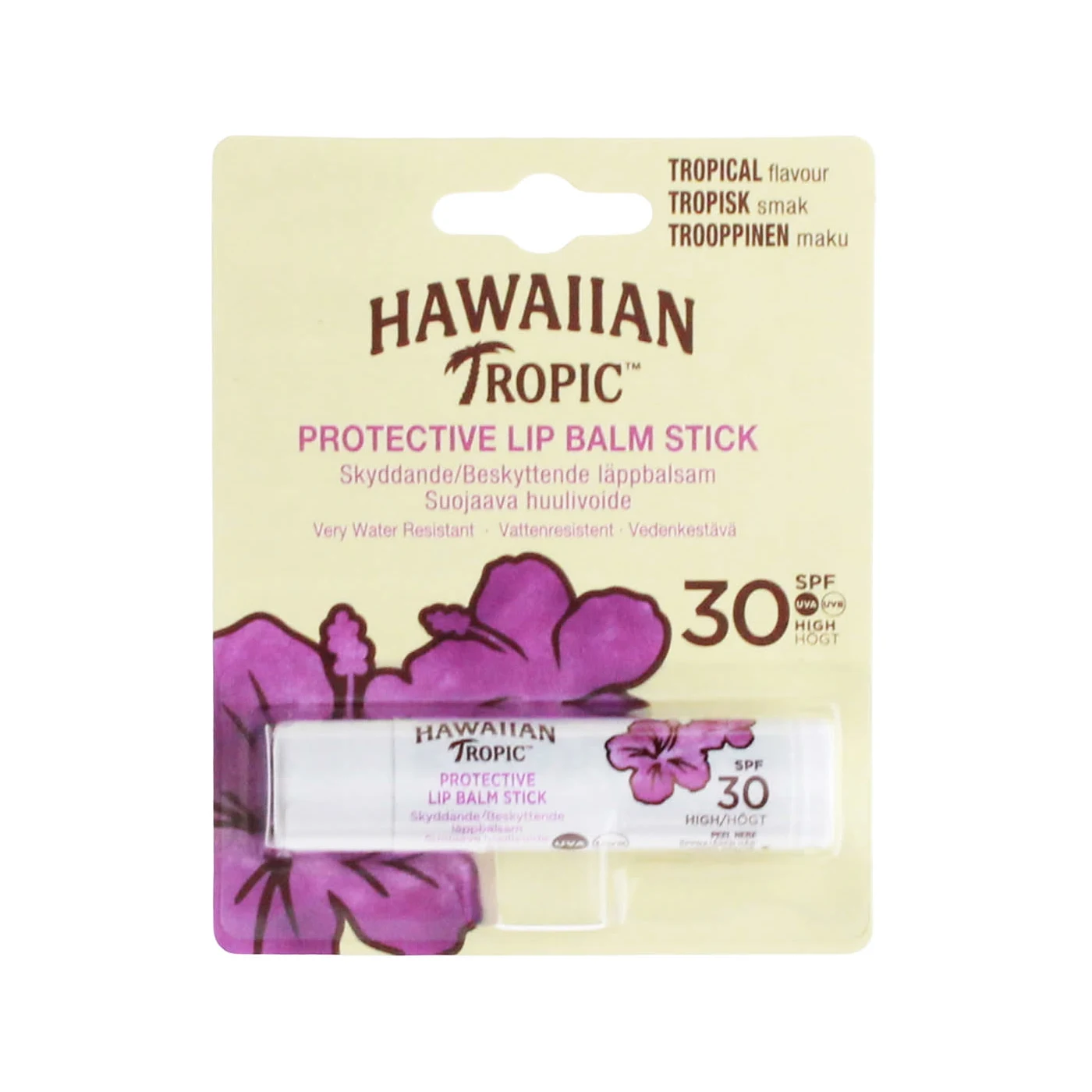 Hawaiian Tropic Lip Balm SPF 30 Tropical Flavor 4G