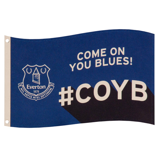 Everton FC Slogan Flag 5ft x 3ft