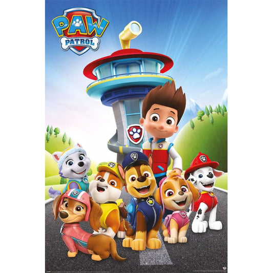 Paw Patrol Poster Ready For Action | Approx 61cm x 91cm