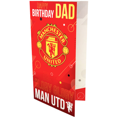 Manchester United Dad Birthday Card