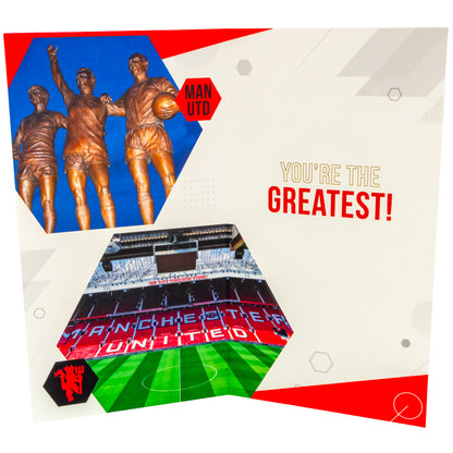 Manchester United Dad Birthday Card