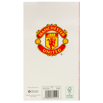 Manchester United Dad Birthday Card