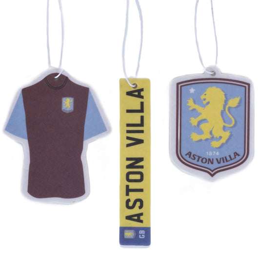 Aston Villa FC 3 Pack Air Freshener