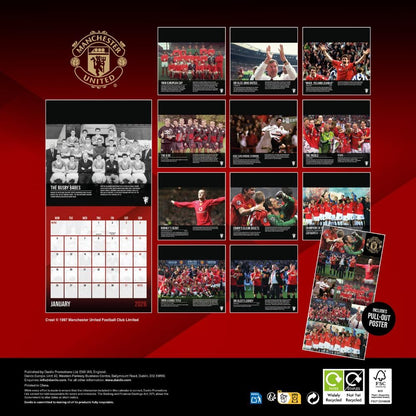 Manchester United FC Calendar & Diary Musical Gift Box 2026