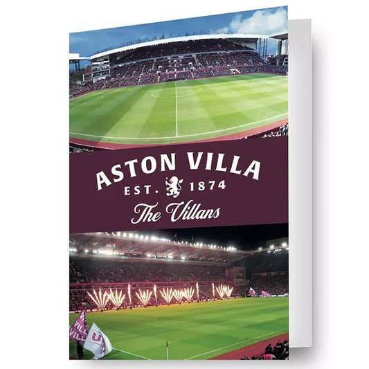Aston Villa FC 3D Lenticular Birthday Card