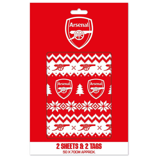 Arsenal FC Christmas Gift Wrap