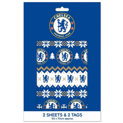 Chelsea FC Christmas Gift Wrap